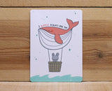 Mandie and Friends I Whale Always Love You Card