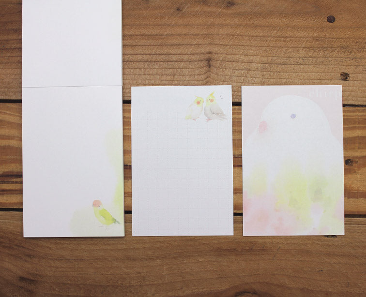 Liang Feng Watercolor Parrot Notepad