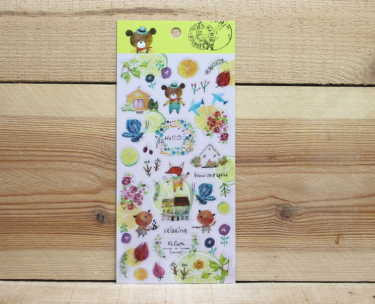 Jan Hsuan's Illustration Animal Ver 2 Sticker Sheet