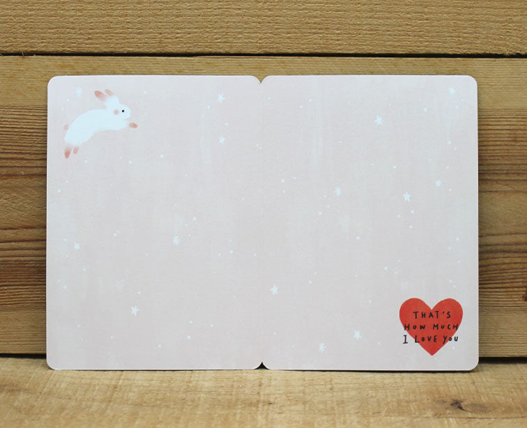 Cindy Chu Love You to the Moon & Back Rabbit Card