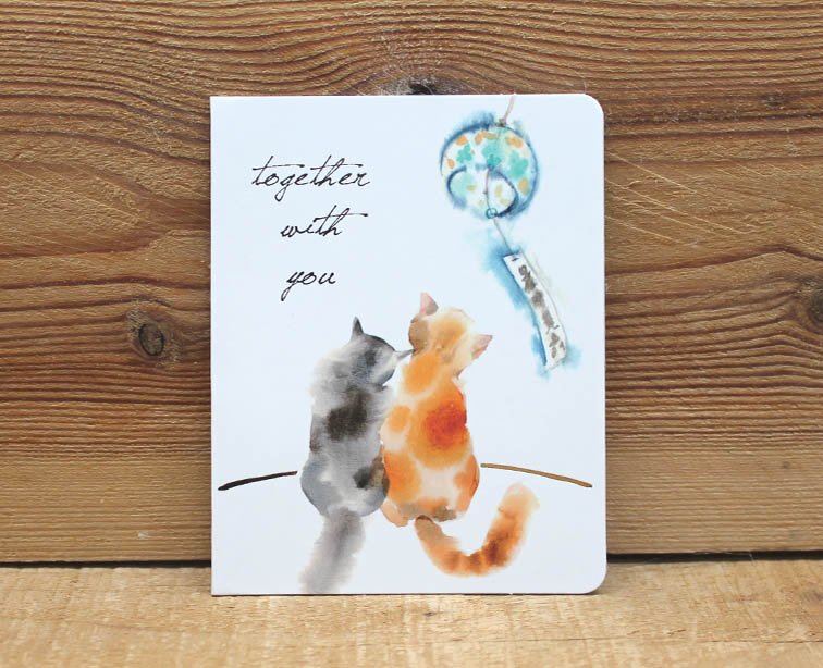 Liang Feng Watercolor Mini Card Together with You