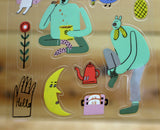 Baozi Studio A Good Dream Transparent Sticker Sheet