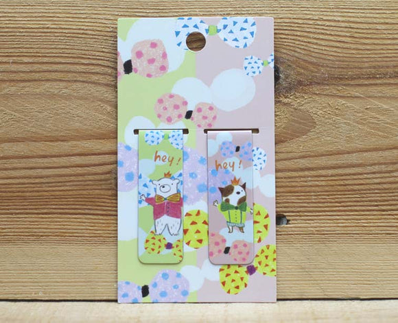 Jan Hsuan's Illustration Magnetic Bookmark Set of 2