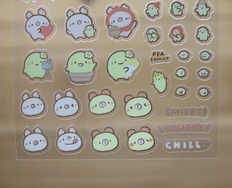 Bread Tree Picnic Sticker Sheet Transparent