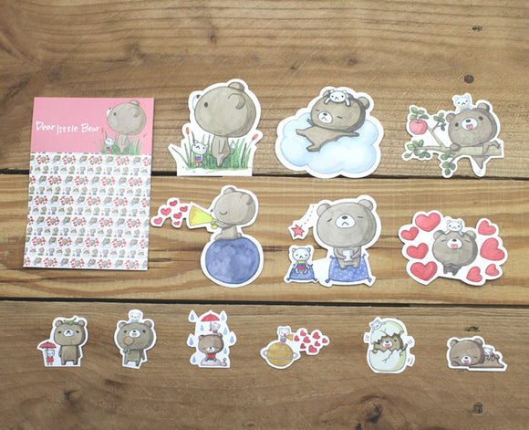 Dear Little Bear Hearts Sticker Flakes