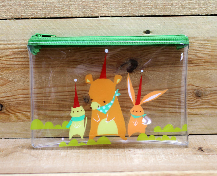 Mia Plastic Transparent Zipper Pouch