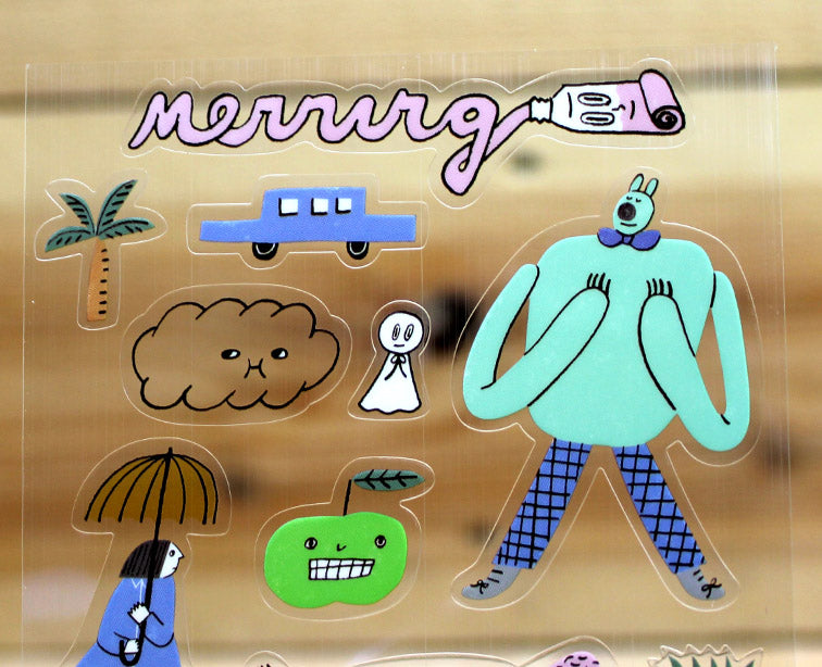Baozi Studio A Good Dream Transparent Sticker Sheet