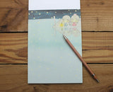 Amy and Tim Medium Sized Starry Night Letter Notepad Sheet