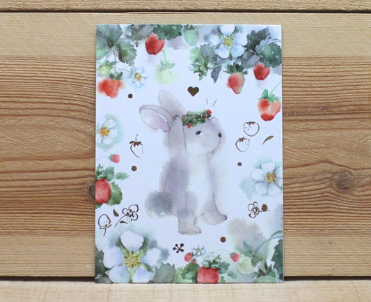 Liang Feng Watercolor Rabbit Card Any Occasion