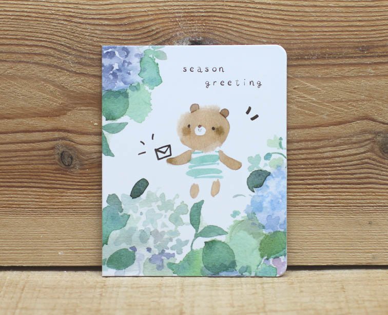 Liang Feng Watercolor Mini Card Season Greeting