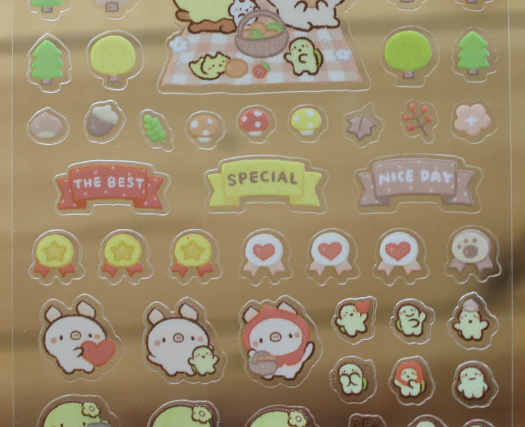 Bread Tree Picnic Sticker Sheet Transparent