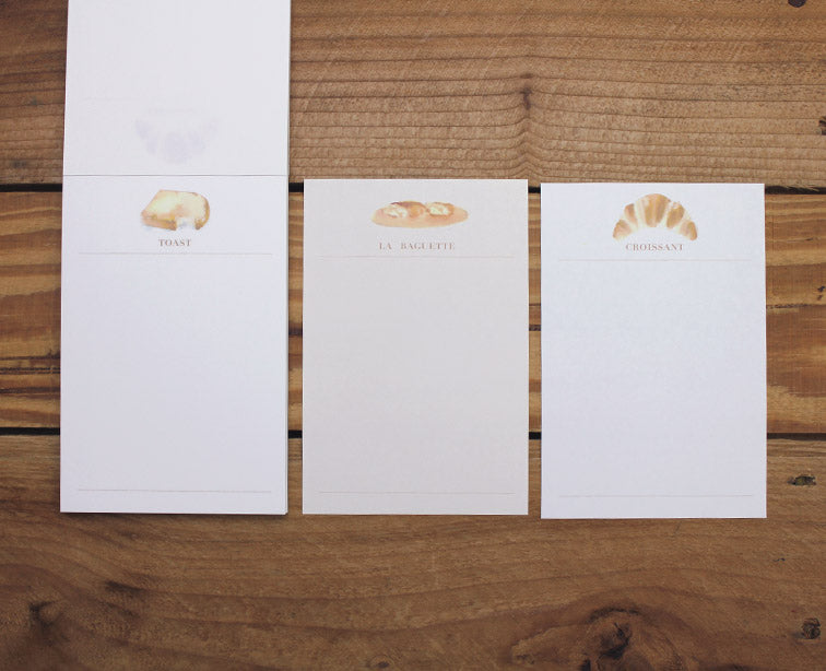 Liang Feng Watercolor Bread Notepad