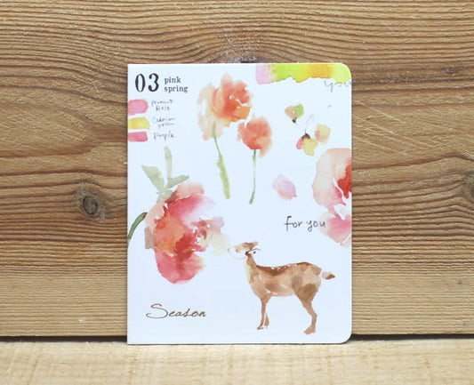 Liang Feng Watercolor Mini Card For You; Season