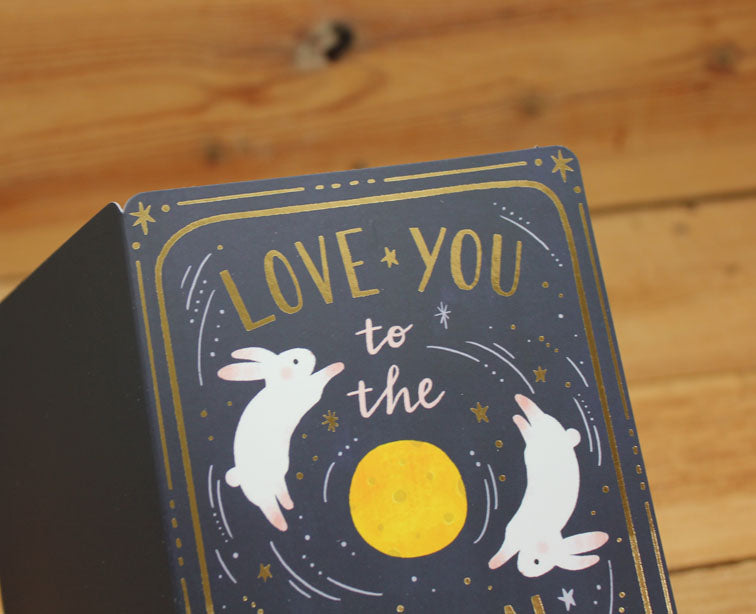 Cindy Chu Love You to the Moon & Back Rabbit Card