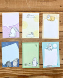 Machiko 6 Colored Design Notepad