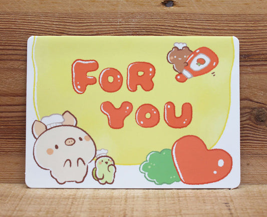Bread Tree Omelet  For you Card