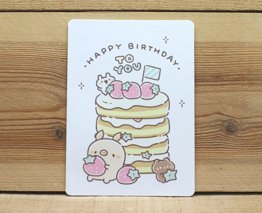 Bread Tree Happy Birthday To You Card