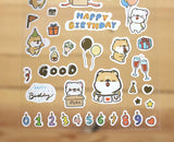 Hi John Sticker Sheet Happy Birthday