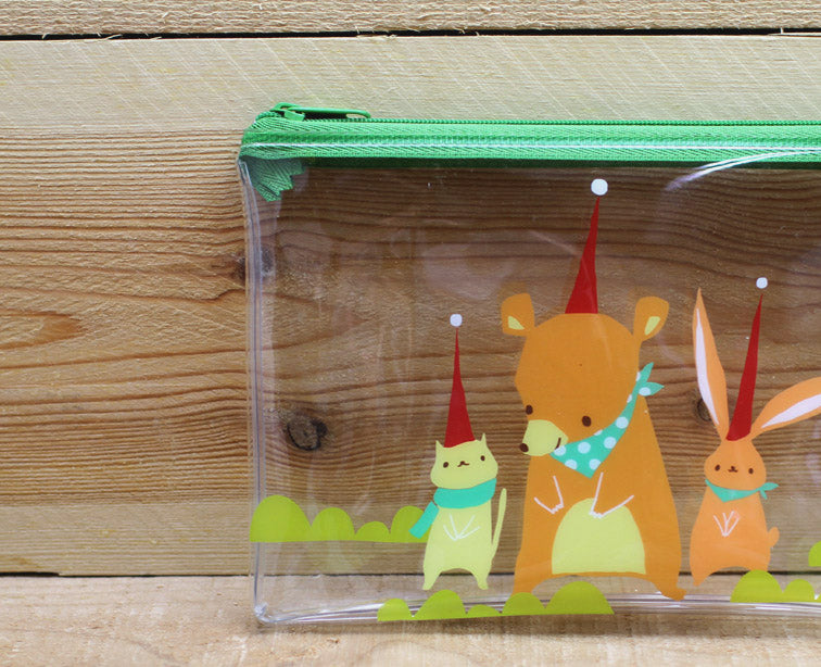 Mia Plastic Transparent Zipper Pouch