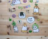 Machiko Transparent Sticker Sheet Version 2