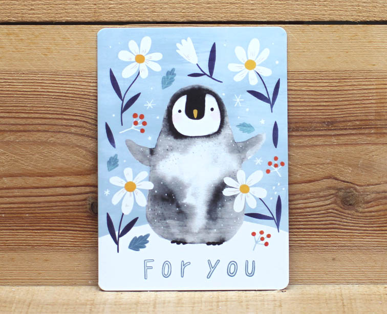 Cindy Chu For You Card Penguin