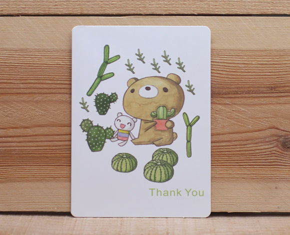 Dear Little Bear Thank You Card