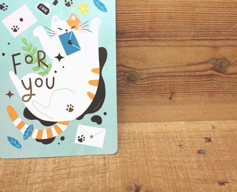 Cindy Chu Cat For You Card
