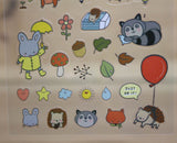 Mandie and Friends Transparent Sticker Sheet