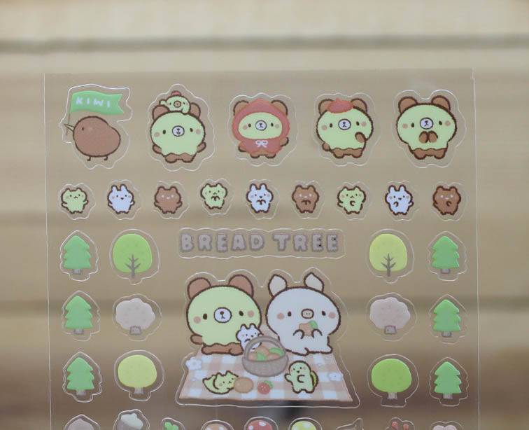 Bread Tree Picnic Sticker Sheet Transparent