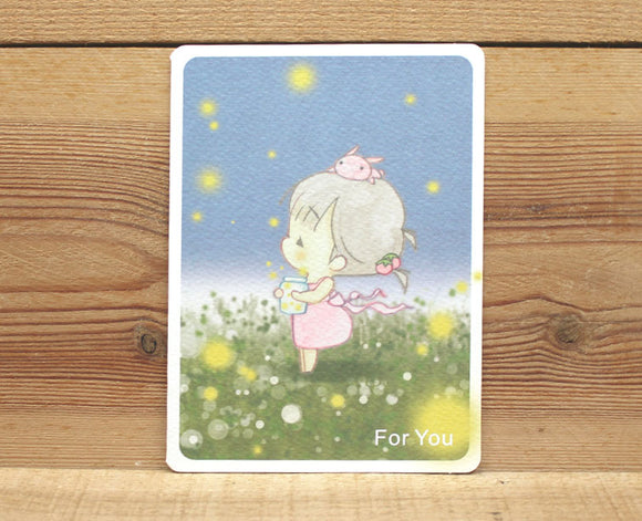 Amy and Tim Fireflies For You Card