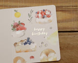 Liang Feng Watercolor Mini Card Happy Birthday