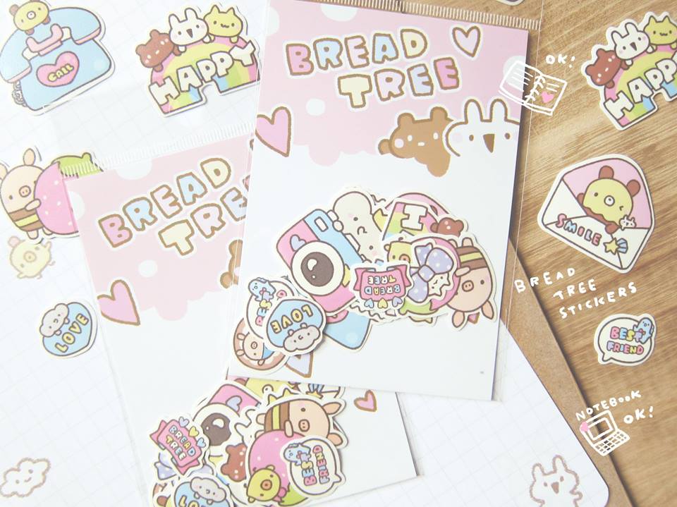 Bread Tree Sticker Flakes Version 1