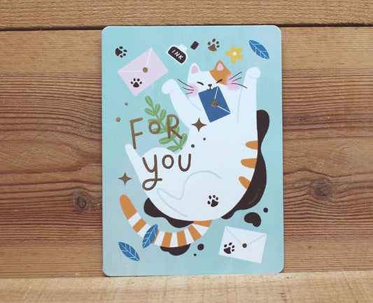 Cindy Chu Cat For You Card