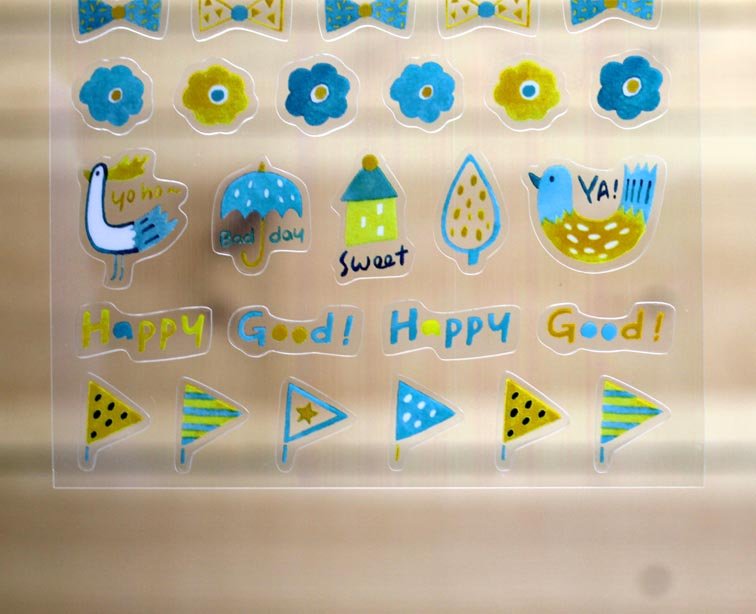 Jan Hsuan's Illustration Every Day Transparent Sticker Sheet