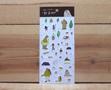 Xiu Xiu Bear Forest Camp Gold Foiled Sticker Sheet