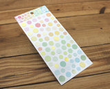 Ethos Card Originals Circle Design Gold Foiled Sticker Sheet