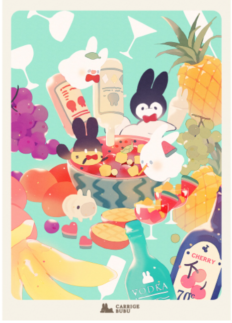 Bubukai August Postcard