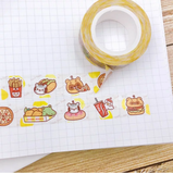 Furafurabushi Food Washi Masking Tape Roll